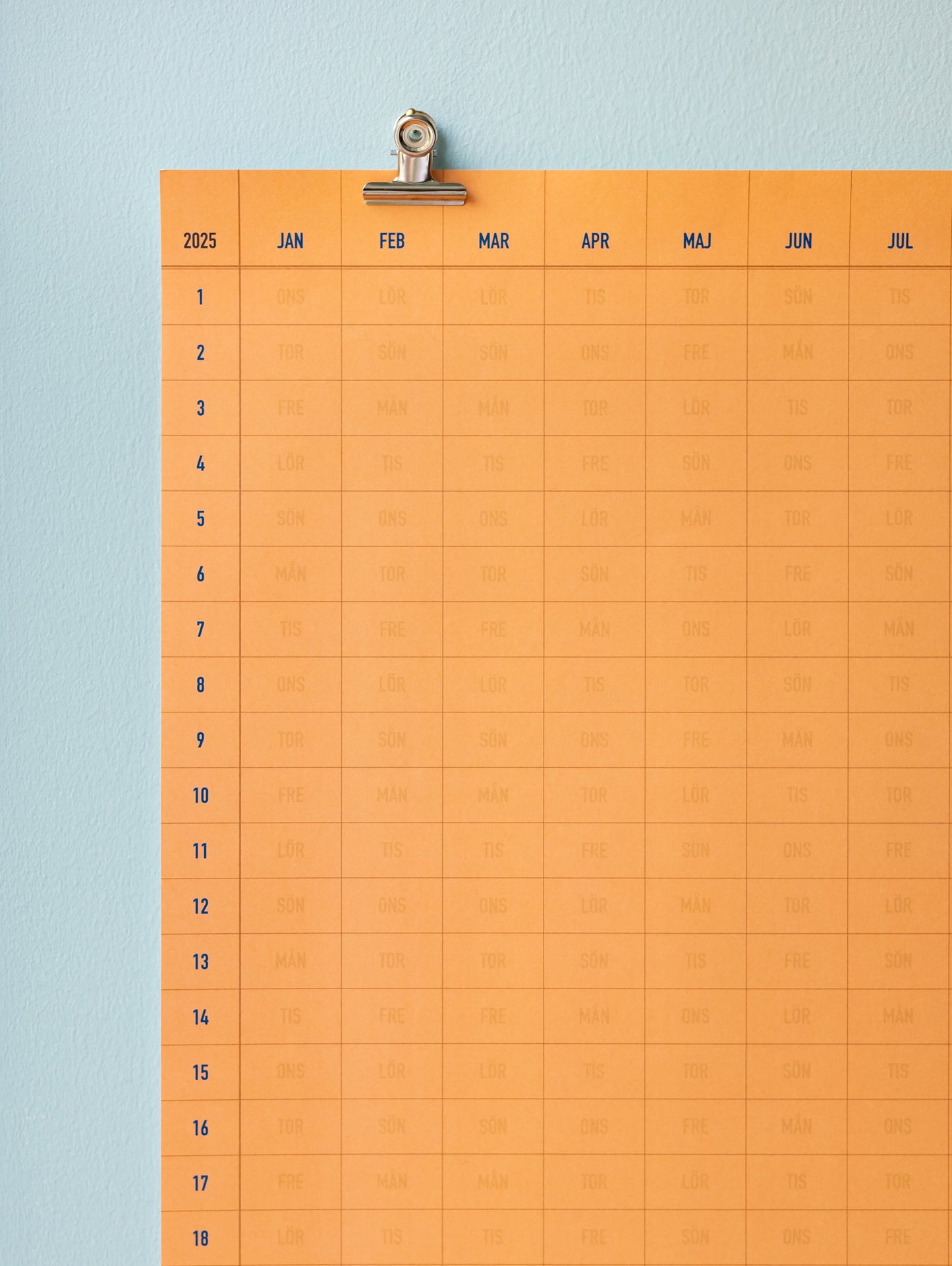 2025 - ORANGE 50x70 cm